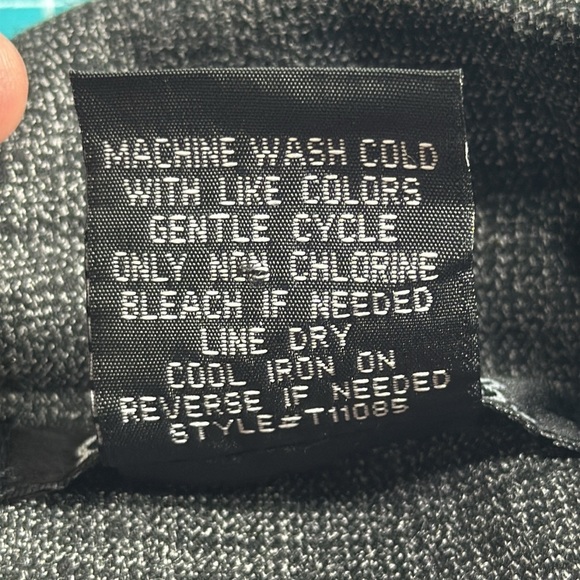 Stooshy Vintage 90s Y2K Grey/Black Juniors Vest Top Runs Smaller Size Large - Picture 7 of 7